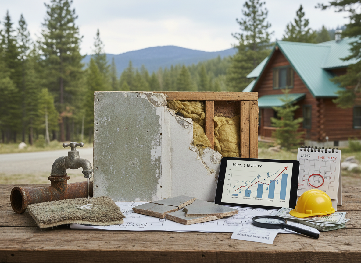 What Typically Affects Water Damage Repair Costs in Rimforest