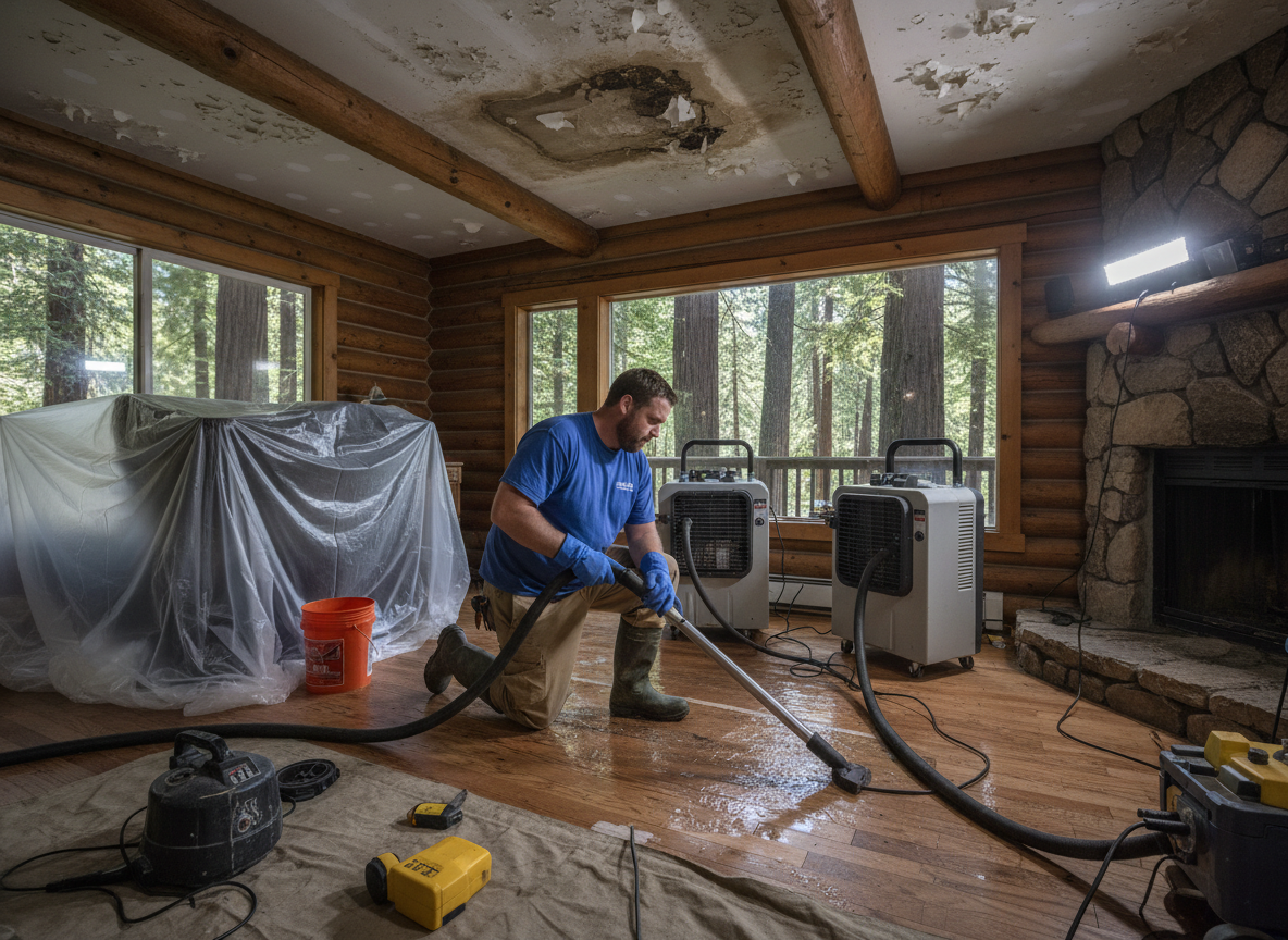 Water Damage Restoration in Blue Jay